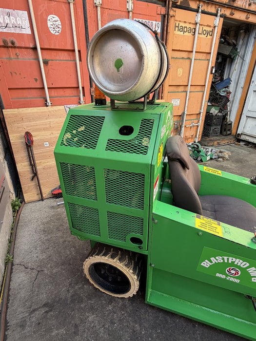 BlastPro BRB-2800 Propane Ride on Floor Scraper Video great condition