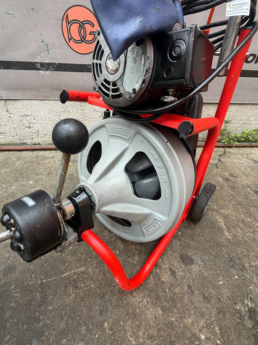 RIDGID K-400 Drain Cleaning Snake Auger 120V Drum Machine 3/8"x75' #6