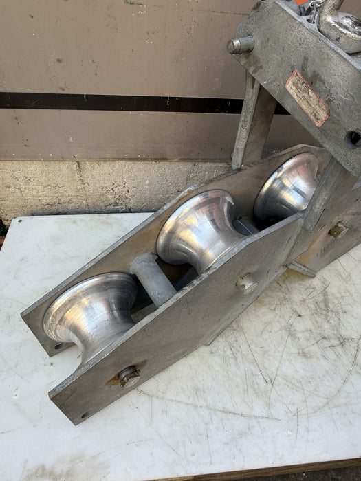 Condux 08539600 Cable Guide 6X11 Three Sheave Wire Pulley 10000 Lbs 10k Puller