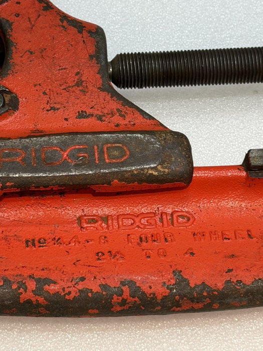 Ridgid No. 44-S Heavy Duty Four Wheel 2-1/2" to 4" Pipe Cutter #1