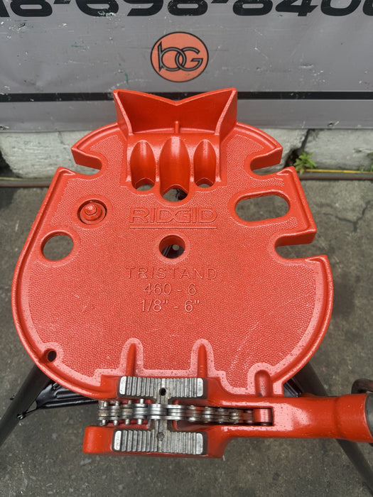 RIDGID 460 1/8 to 6 inch Tristand Pipe Vise 8/20 #3