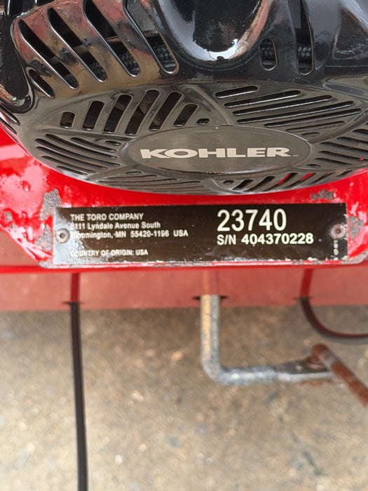 TORO 36" Walk-Behind Rotary Broom Kohler 208cc Power Steering Commercial #1