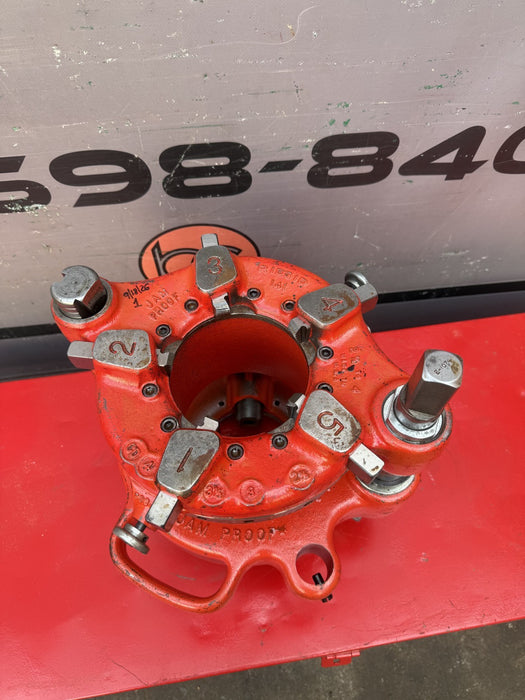 RIDGID 141 Jam Proof Receding Geared Pipe Threader 2-1/2"-4" #1  GREAT SHAPE