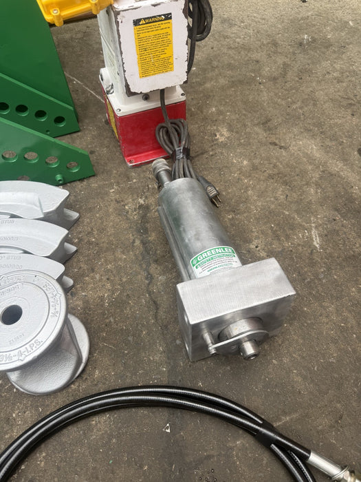 Greenlee 777  Hydraulic Conduit Pipe Bender  1-1/4" to 4" Rigid & SPX Pump.