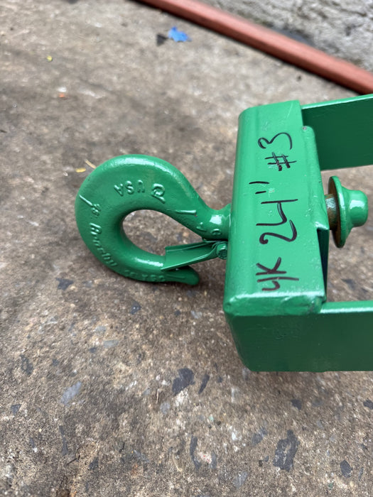 Greenlee 653 24 inch 4000 lbs Cable Puller Sheave, Hook  Great Shape