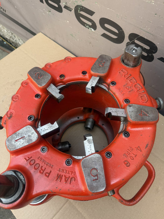 RIDGID® 161 Receding Geared Pipe Threader 4-6” 36630 for 300 535 700 1224  MINT