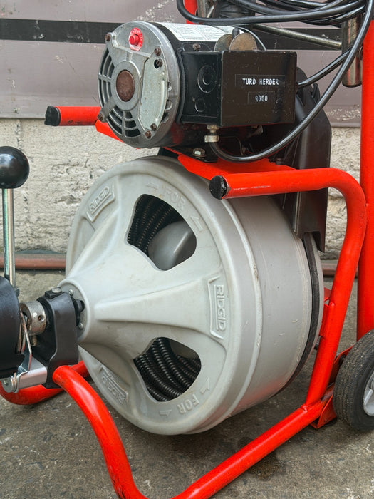 RIDGID K-400 Auto Feed Drain Cleaner Snake Auger Machine #1 C-45IW 1/2"x75' #1