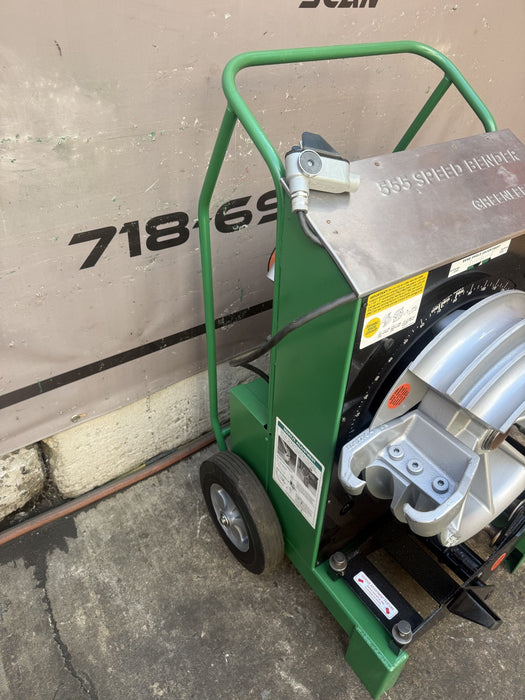 Greenlee 555 SBC Bender Converted to 555  1/2”-2” EMT IMC Rigid Bender.  Great.