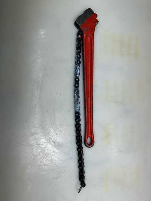Ridgid C-18 Chain Wrench,Pipe Cap. 2-1/2 To 5"  #3