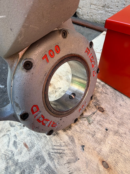 Ridgid 700 Pipe Threader Machine With 1/2"-2" Dies & Box #1