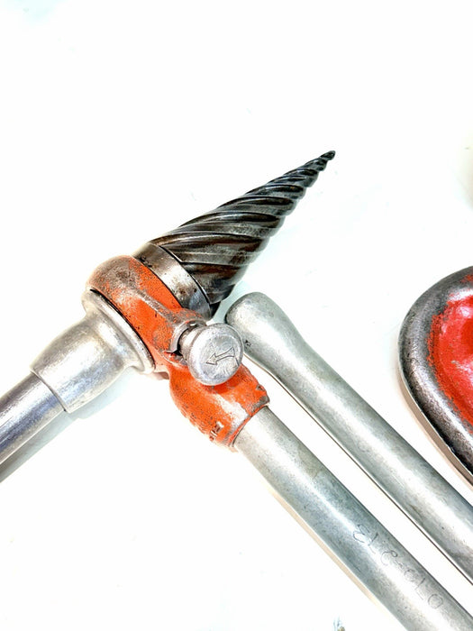 Ridgid 12-R 1/2" to 2" Pipe Threader Set Die Heads Ratchet Cutter Reamer 12R #3