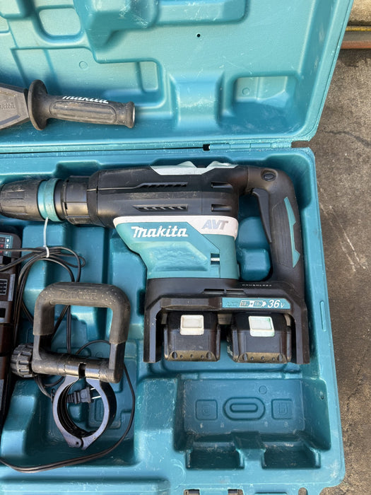 NEW Makita XRH07 36V 2X 18V LXT AVT Rotary Hammer Ground Rod Driver SDS MAX #4