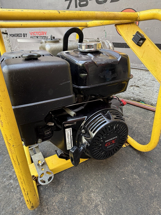 2021 Wacker Neuson PT4A 4" Portable Self-Priming Trash Water Pump Honda