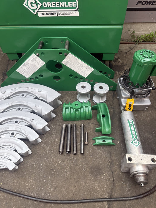Greenlee 885 Hydraulic Pipe Bender 1-1/4”-5” Rigid GREAT SHAPE 8/11/26 #3