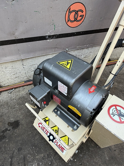 Edco CPM-8 Concrete Scarifier Grinder Electric Motor Works Fine Mint Shape 220V