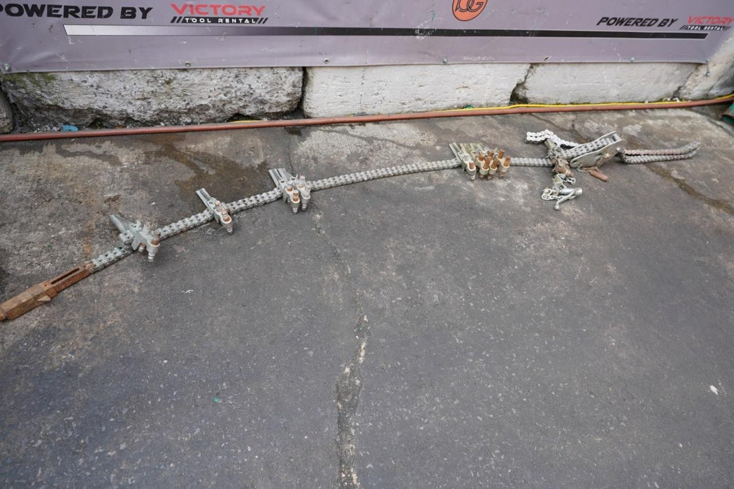 Mathey Dearman  Chain Pipe Weld Alignment Clamp 15 feet long 10-48 inches