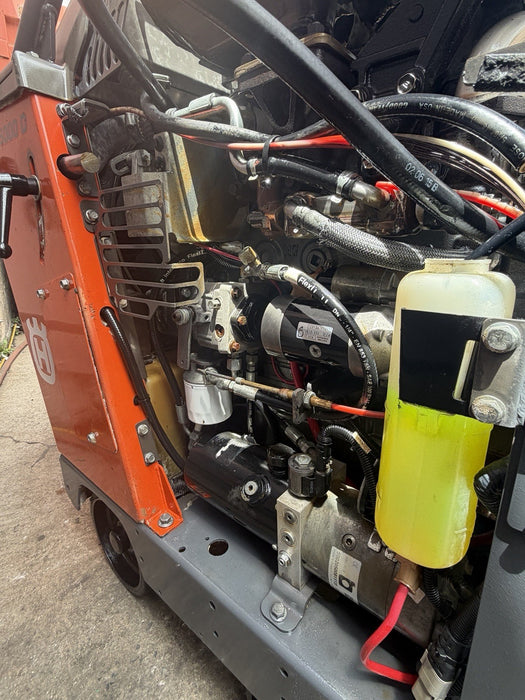 2016 Husqvarna FS-5000D 26" Walk Behind Concrete Saw 657Hours MINT FS5000D