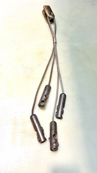 Greenlee 629 624 Four Clamp Cable Pulling Grip With Clevis For Cable Puller BG1