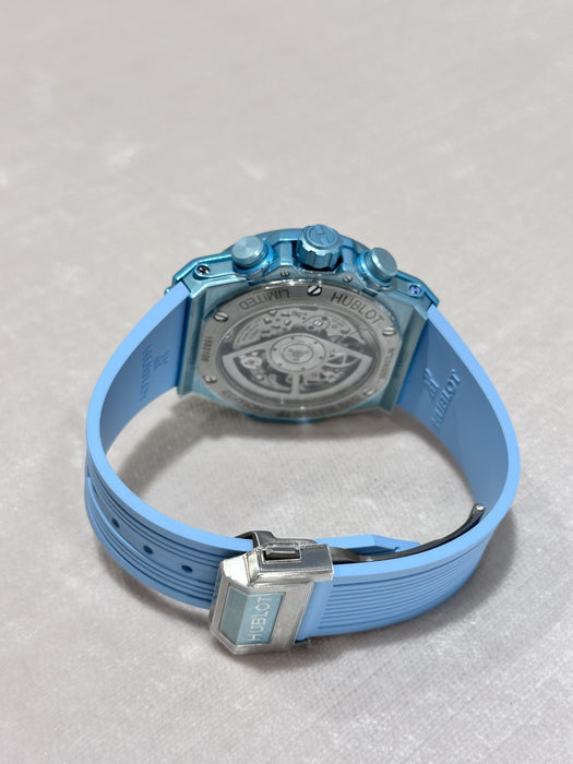 Hublot Big Bang Unico Summer 42mm Limited Edition in Turquoise Blue - Full Set