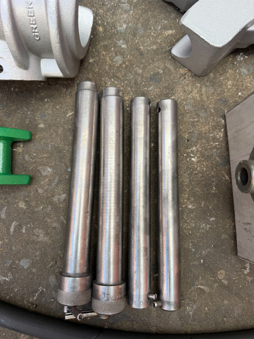 Greenlee 777 Hydraulic Pipe Conduit Bender 1-1/4" to 4" Rigid Electric Pump
