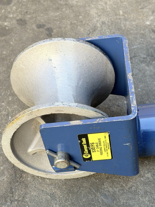 CURRENT TOOLS 530FS  3" CABLE FEEDING SHEAVE #2
