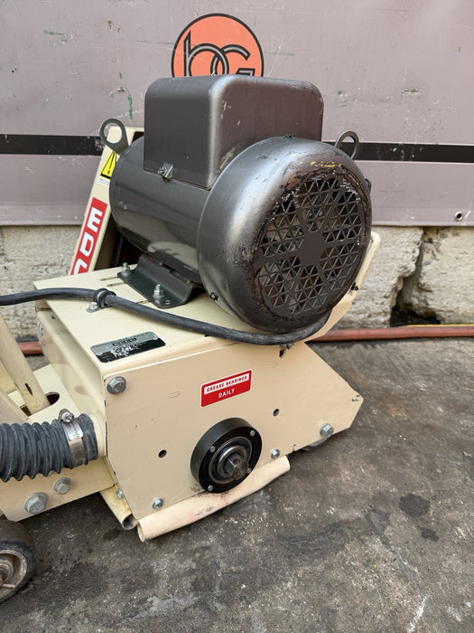 Edco CPM-8 Concrete Scarifier Grinder Electric Motor Works Fine Mint Shape 220V