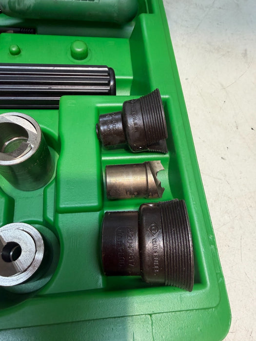 Greenlee 7907SB Hydraulic Knockout Punch Driver Kit NEW Hydraulic driver 1/2-2"