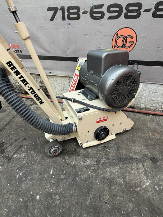 Edco CPM-8 Concrete Scarifier Grinder Electric Motor Works Fine Mint Shape 220V