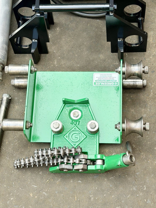 GREENLEE 881CT CAM TRACK Pipe Bender 2-1/2-4" EMT RIGID IMC, 980 Pump, Table WOW