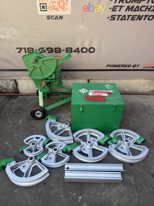 Greenlee 1818 Mechanical Conduit Bender for EMT IMC Rigid Aluminum 1/2"-2" Set4
