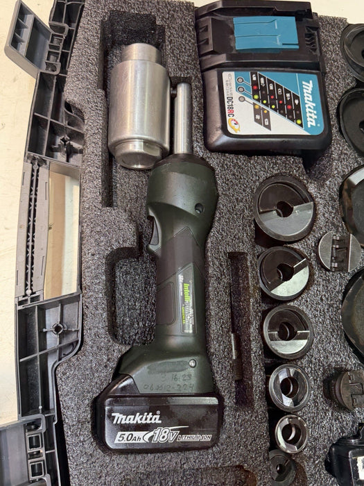 Greenlee LS100X Intelli-Punch 11-Ton Hydraulic Knockout Punch Set 1/2" - 4" #20