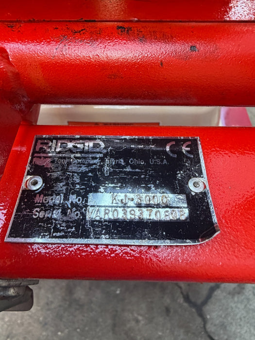 RIDGID KJ-3100 Water Jetter 3000 PSI 5.5 GPM Drain Cleaner 2-10" Lines Portable