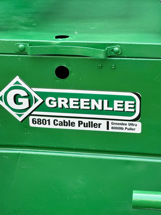 Greenlee 6805 8000 LBS 6800 Ultra Tugger Cable Puller Tugger Set  Excellent✅