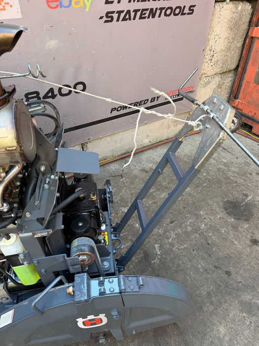 2016 Husqvarna FS-5000D Walk Behind Concrete Saw 26" Working Great VIDEO 421HRS