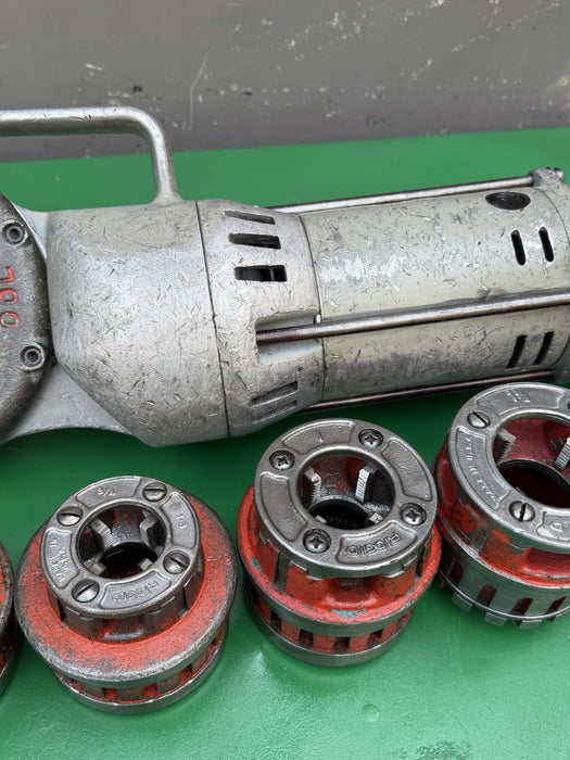 Ridgid 700 Pipe Threader Threading Machine & 12R Die Set 1/2” - 2” Excellent #2