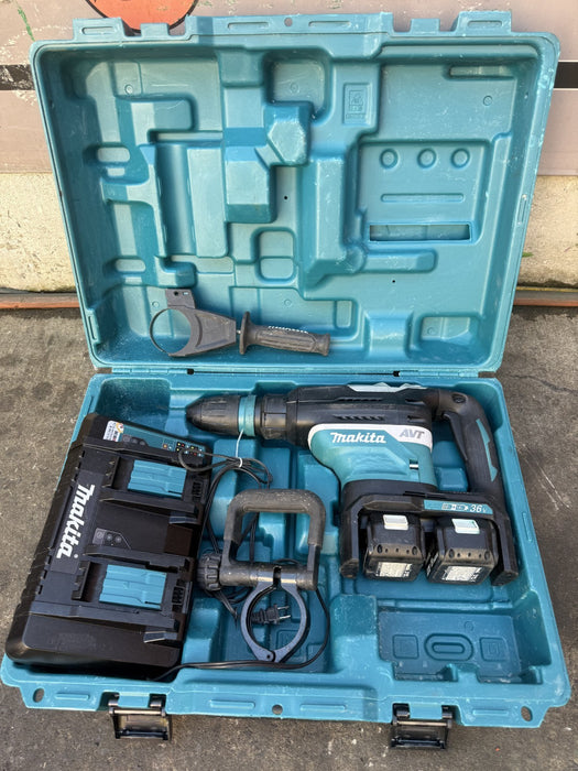 NEW Makita XRH07 36V 2X 18V LXT AVT Rotary Hammer Ground Rod Driver SDS MAX #4