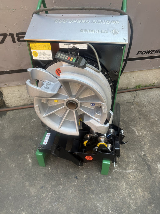 Greenlee 555 SBC Speed Bender 1/2 to 2” EMT IMC Rigid Pipe.  Great Unit. #2