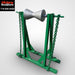 McElroy Mfg Large 48” Heavy Duty Pipe Support Roller Stand USA Made #2 — photo 3