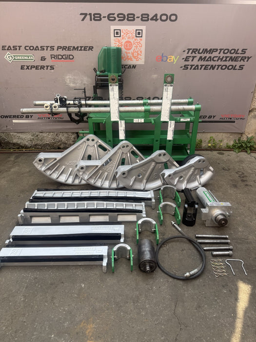 Greenlee 881CT Hydraulic  Bender 2.5-4” Rigid EMT 980 Pump Mobile Table "MINT"
