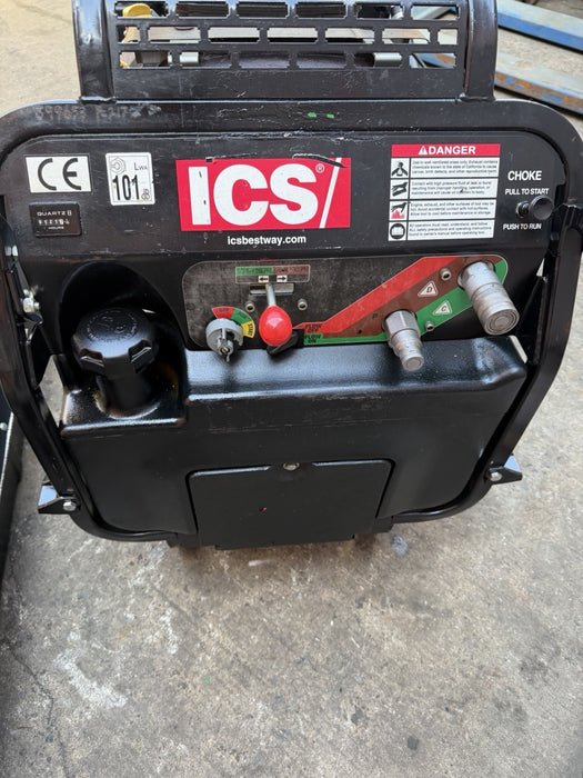 ICS Hydraulic Power Unit 890F4P95 and Concrete Saw 890F4 121HRS Great Condition