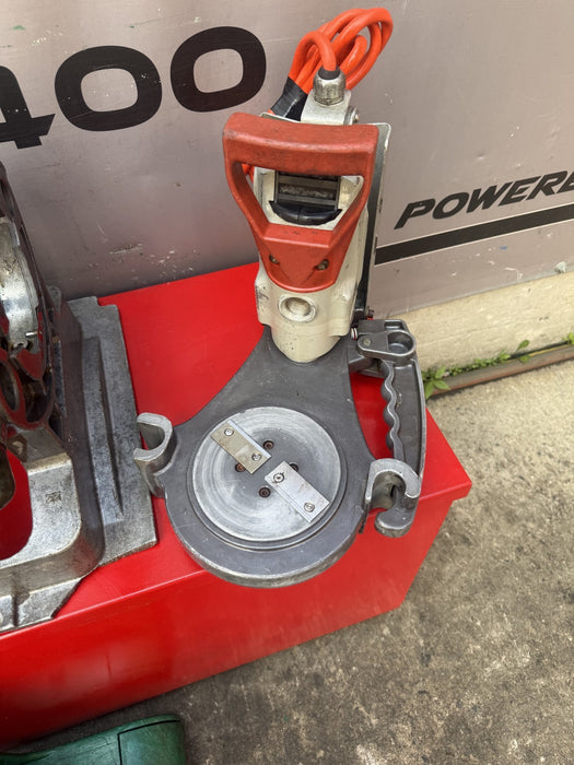 McElroy PIT BULL 14 Fusion Machine.  Facer, Shaver Cutter and Frame.  Works Fine
