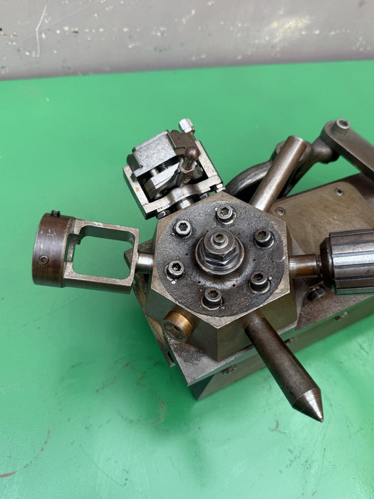 Hardinge Lathe 6 Position Turret.  Tail Stock.  Nice.