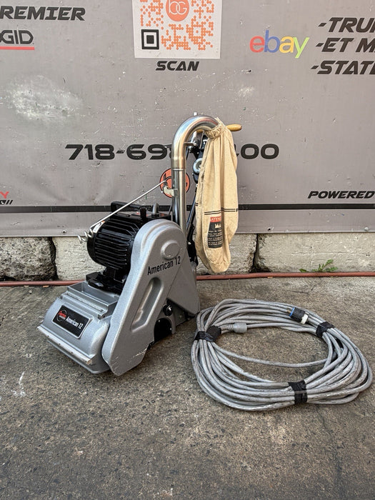 American Sanders 12' 3 Phase Sander Essex Silverline Drum Sander Mint Shape