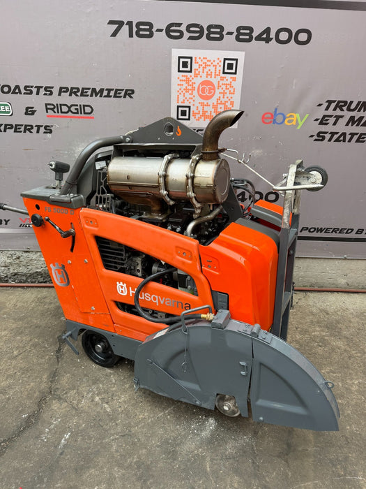 2018 Husqvarna FS-5000D 26" Walk Behind Concrete Saw 306 Hrs MINT FS5000D VIDEO