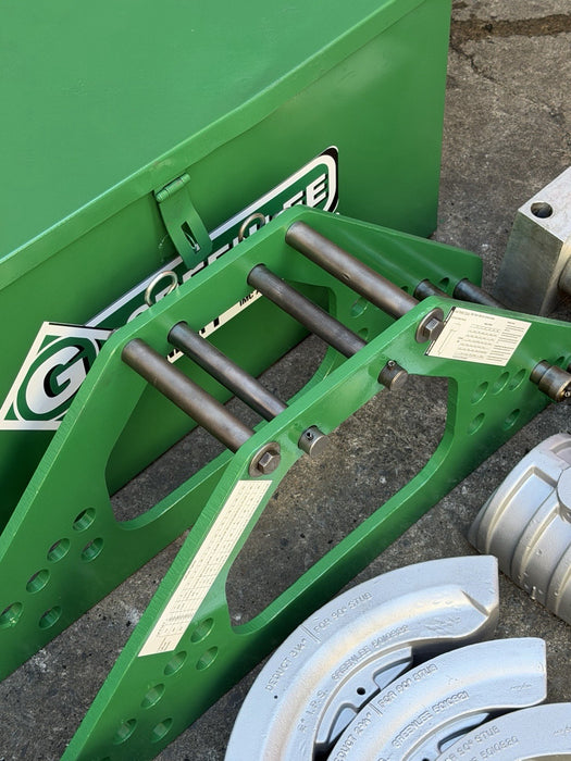Greenlee 777 1/4 - 4 inch Rigid Hyd. Pipe Conduit Bender With Electric Hyd. Pump