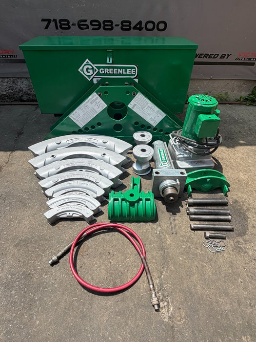 Greenlee 885 Hydraulic Bender 1 1/4"-4" Rigid Pipe w/ 960 Pump & Warranty