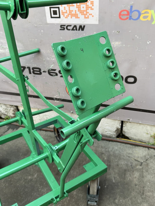 GREENLEE 910 8 SPOOL WIRE DISPENSER ASSEMBLY CART #4