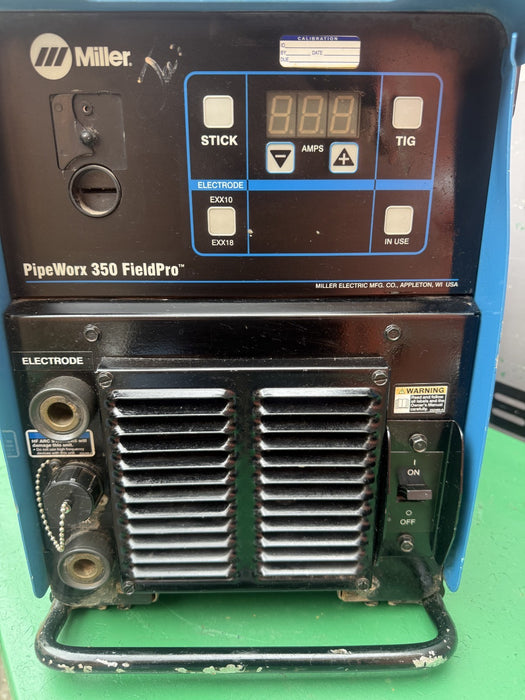 Miller PipeWorx 350 FieldPro Welder XMT-350 TESTED 2017  7/8/26 #1