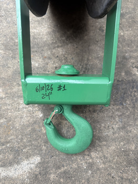 Greenlee 24 inch  4000lbs  Sheave Cable Puller  Tugger.  Works Fine. 6/10 #1