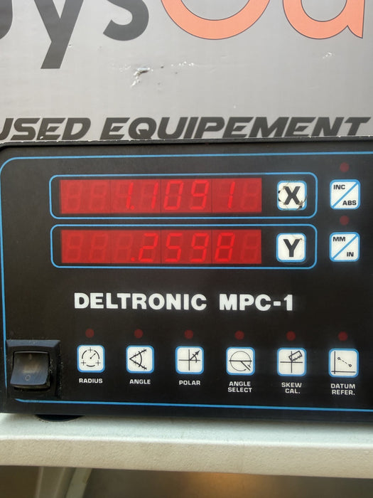 Deltronic 14" Optical Comparator DH14-MPC4, Surface Illumination, DRO.